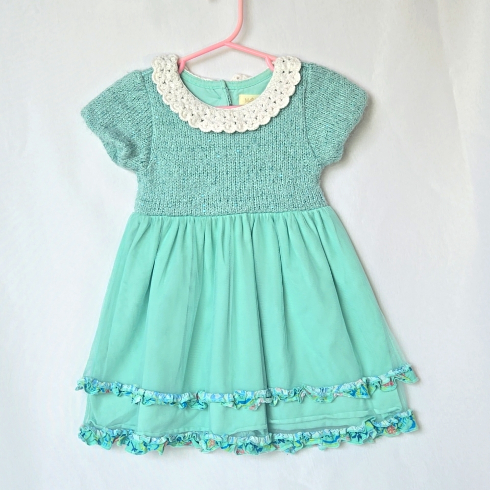 Matilda Jane Nan Dress 18-24m dress Peter Pan Collar Easter Dress
